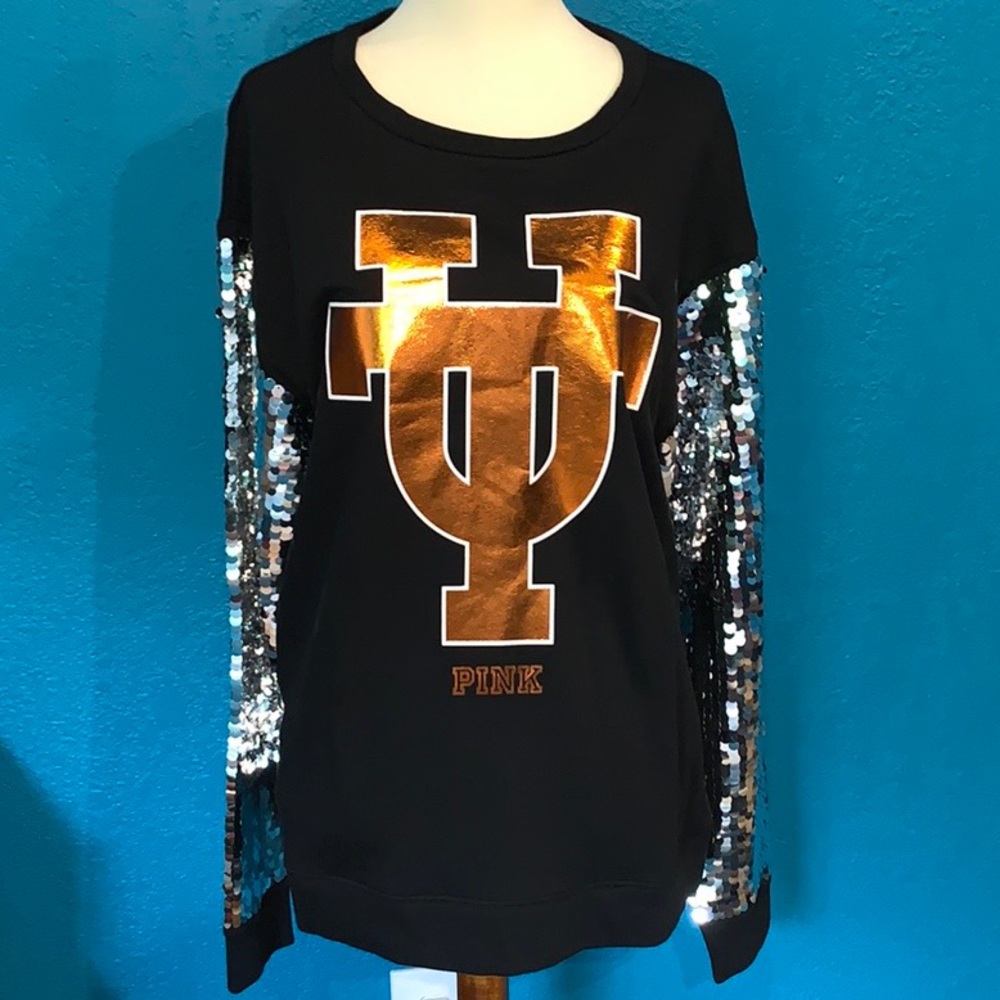 PINK VS UT Sequin Sweatshirt